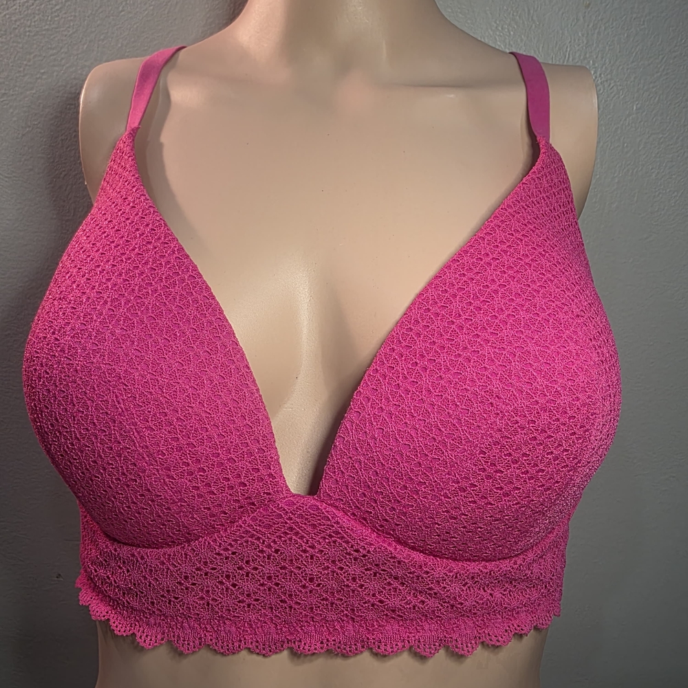 Victoria's Secret Fuchsia Lace Bralette